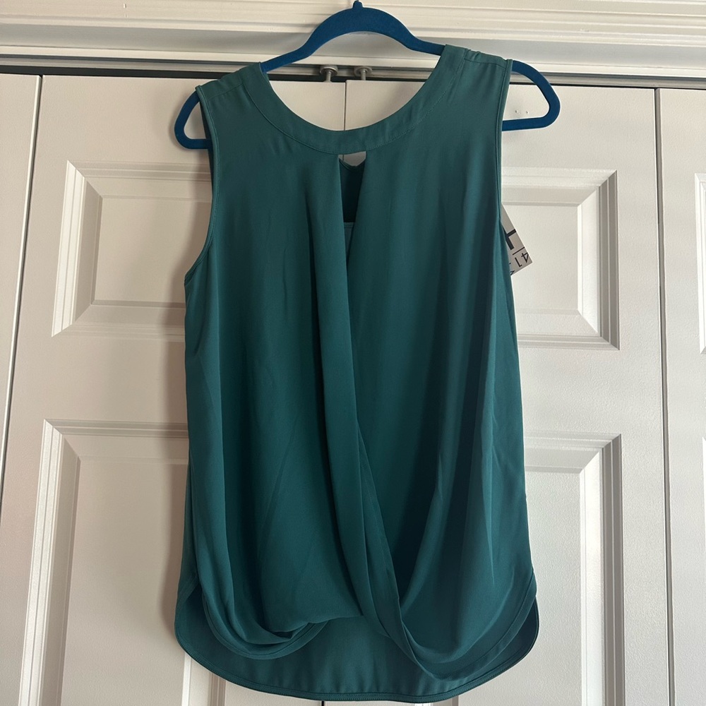 Hawthorn- Clearwater Mixed Material Blouse